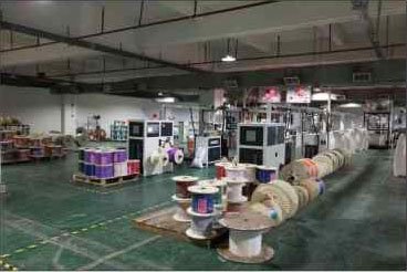電源コードケーブルの製造プロセスと装置