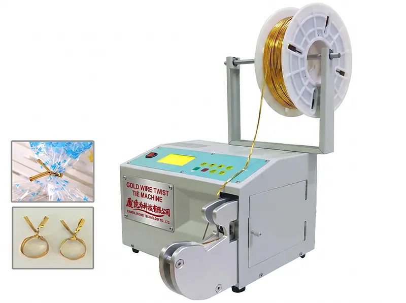 自動金線ツイスト結束機 WPM-GW | プラスチック袋・花束・ケーブル結束用高速機