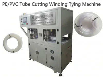 PE/PVCフレキシブルチューブ自動切断・巻線・結束機 02SL