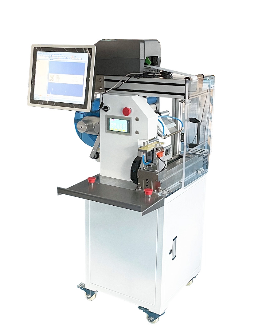 半自動ワイヤー折り曲げ・ラベリングマシン JW-T107 Thumb