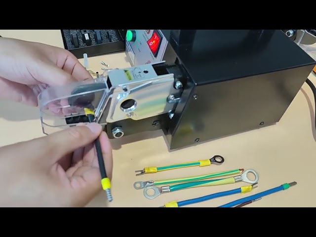 【即納】電線ケーブル用冷間圧着端子圧着機 | 強力ワイヤー圧着機