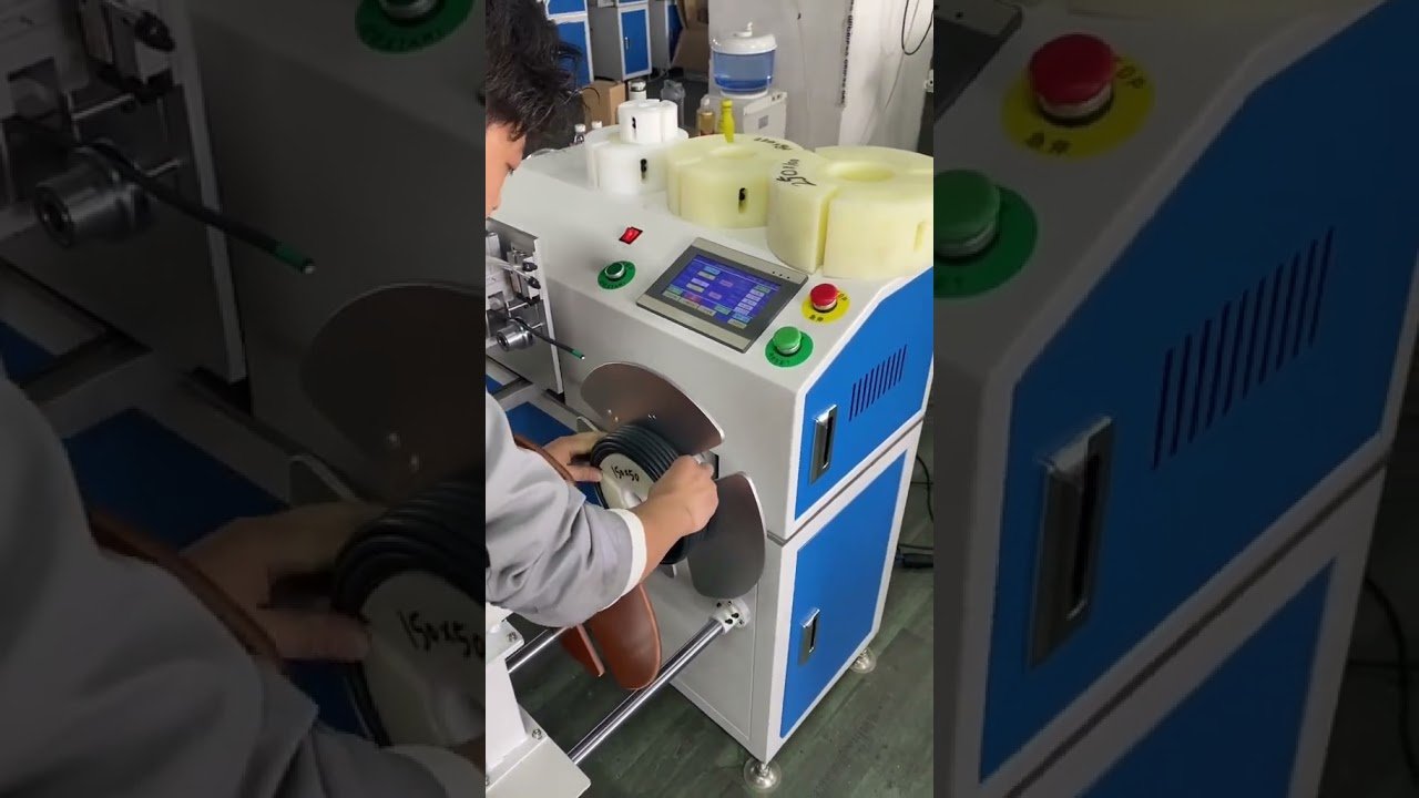 多用途ワイヤーコイリングマシン | 整然とした巻き取りと高精度長さ計測