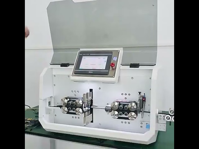 10芯ケーブル切断・皮むき機 | シースケーブルの内外皮剥きに対応