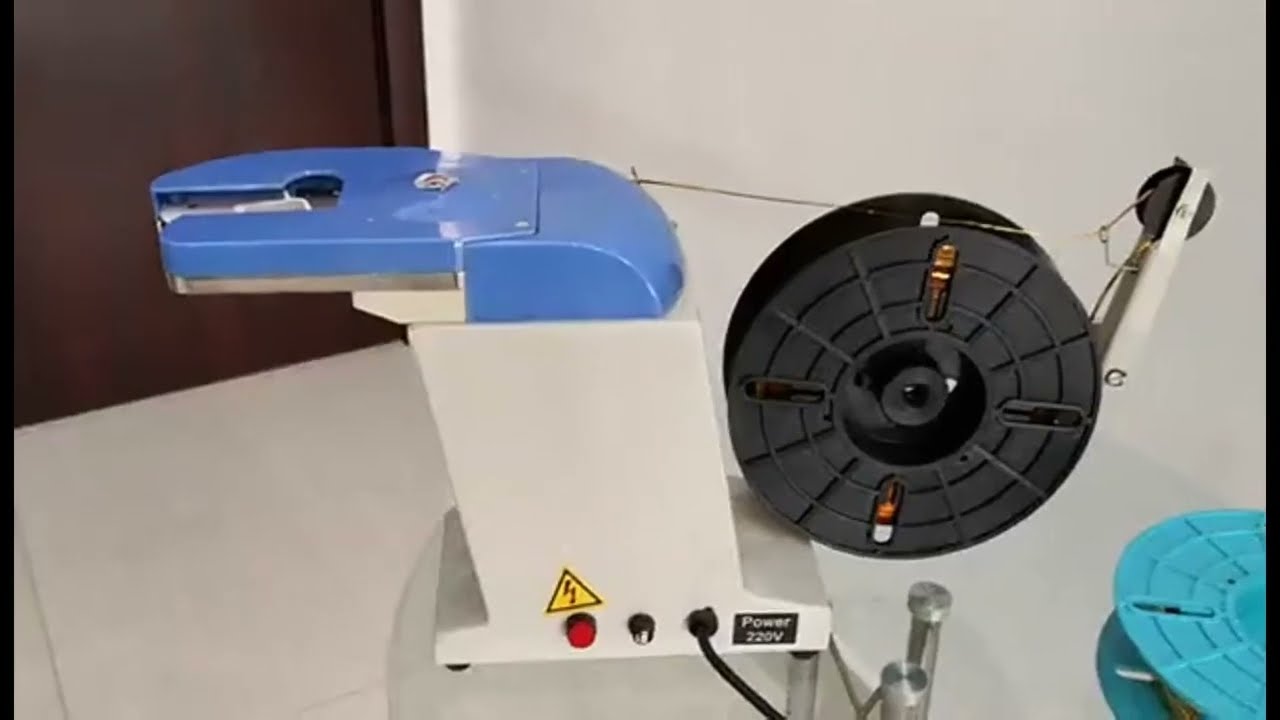 ベーカリー向けツイストタイ結束機＆ケーブルコイル巻取機