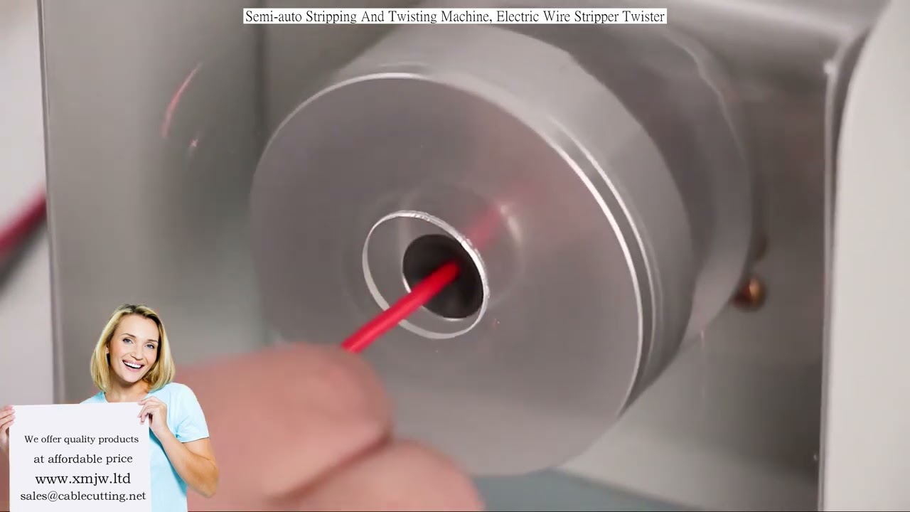 半自動ワイヤーストリッピング＆ツイストマシン | 電動ワイヤー剥離・より合わせ機