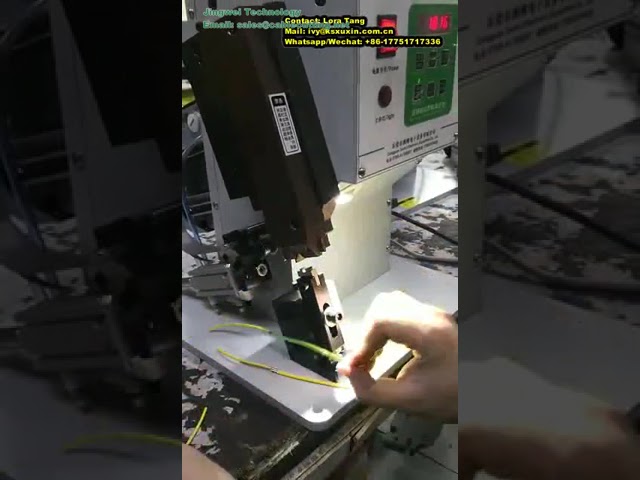 静音型銅ベルト圧着機｜ワイヤー銅ベルトスプライシングマシン【高性能・工場自動化】