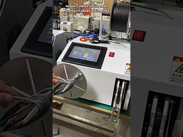 5～80mm対応 自動ワイヤーコイル巻き取り機 | デジタルタッチスクリーン式 電動ケーブル結束機