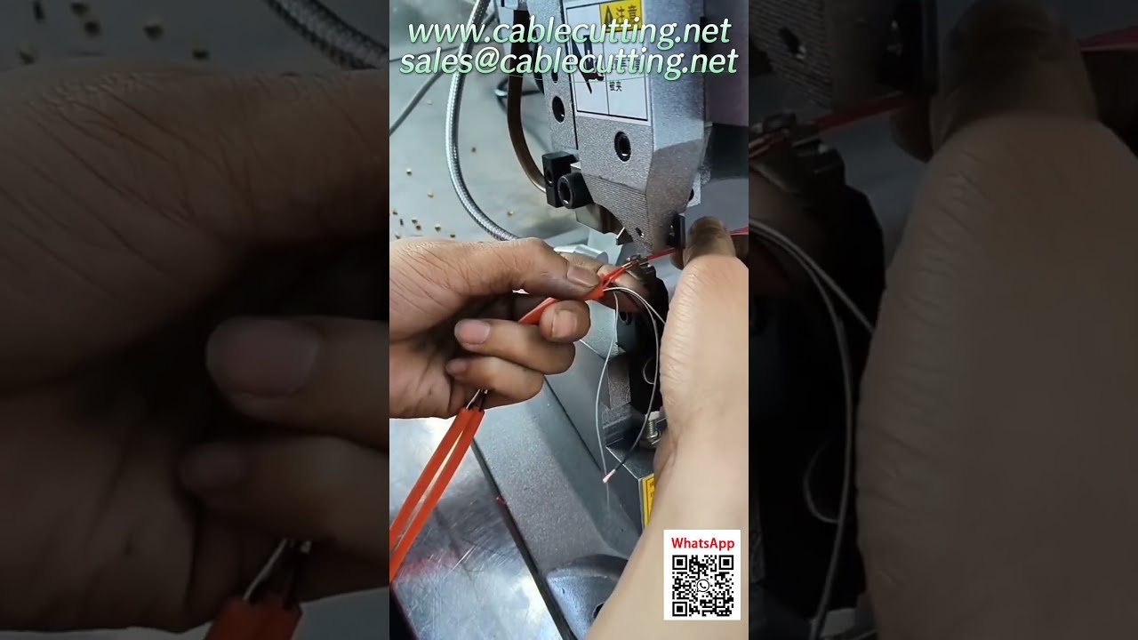 3in1自動ワイヤー加工機 | 中間被覆剥離・銅端子圧着・導通テスト対応