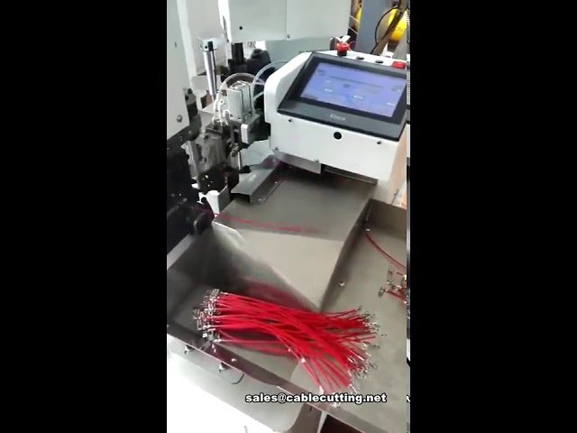 全自動端子圧着機 | 電線切断・剥離・圧着を1台で完結
