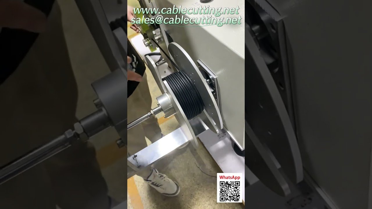 ワイヤー・ケーブル自動計量トラバース巻取機 | 高精度スプーリング