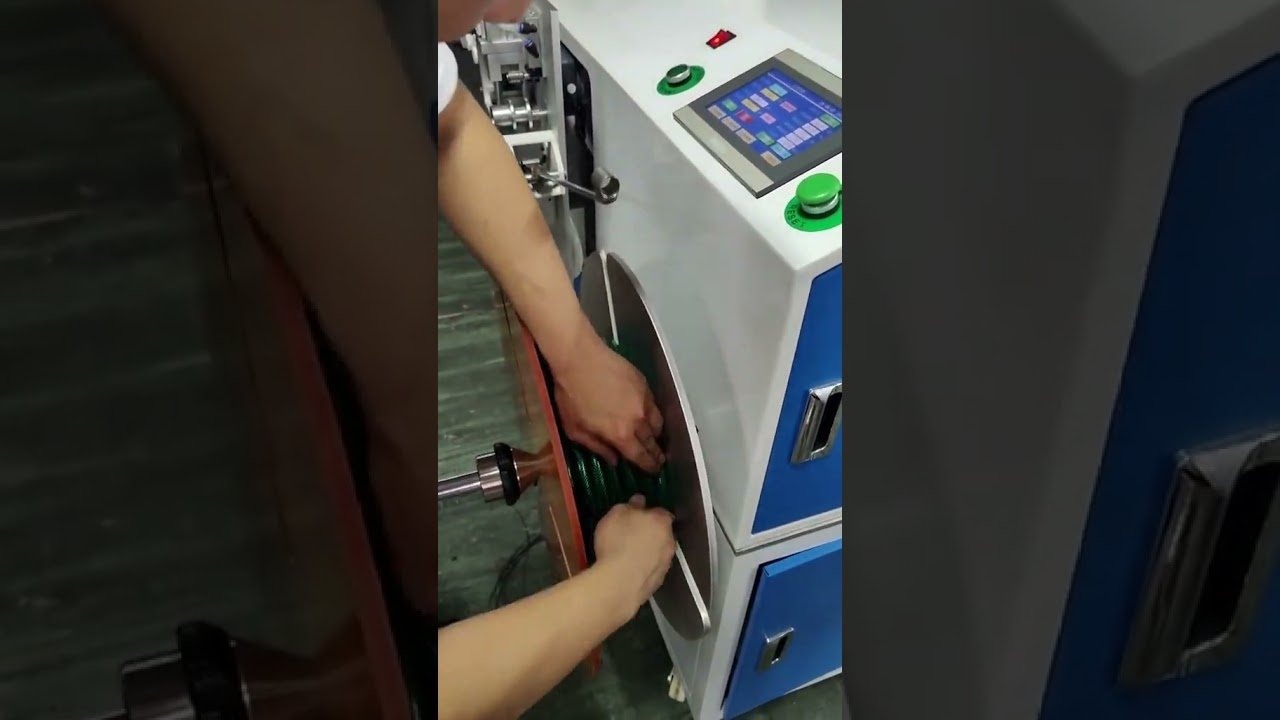 【工場自動化】精密床置き式メータリングチューブコイラー | 整然巻き取り＆クリーンカット