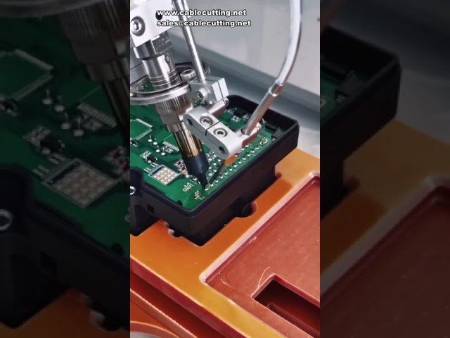 3軸はんだ付けロボット | PCB自動はんだ付け機 SMD電子部品 LED実装 自動化システム