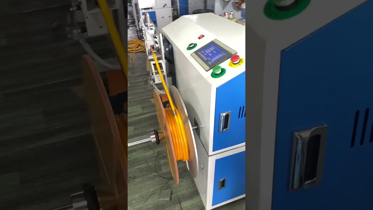 ガーデン用全自動ワイヤー・チューブ加工機：計数・選別・切断・巻取り・コイリングを一台で実現