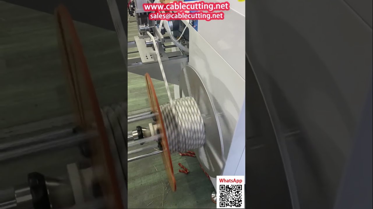 自動ロープ巻き取り機 | 安全ロープ梱包装置 | 熱切断システム搭載
