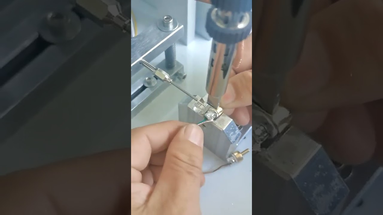 半自動足踏み式はんだ付け機 | USBケーブル・LEDストリップライト基板対応