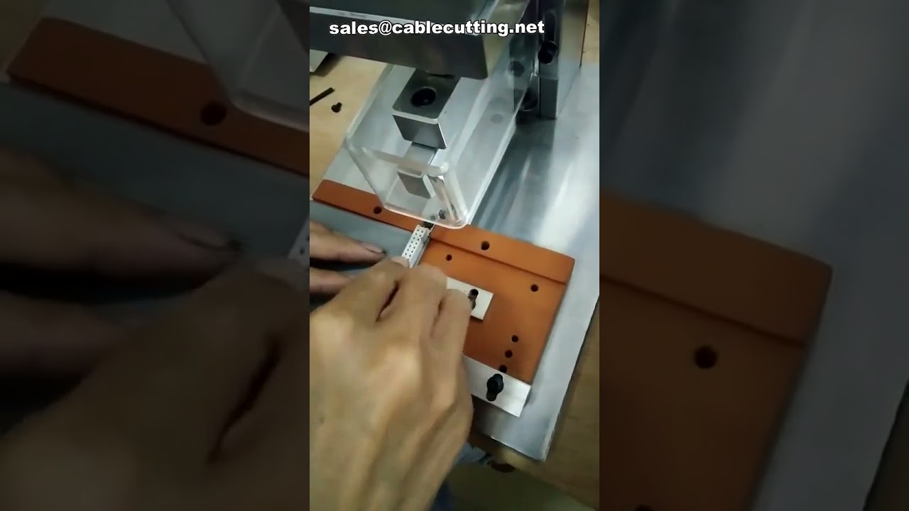 2.54mmピッチIDCフラットリボンケーブル用自動圧着機｜高速・高精度な圧着加工機
