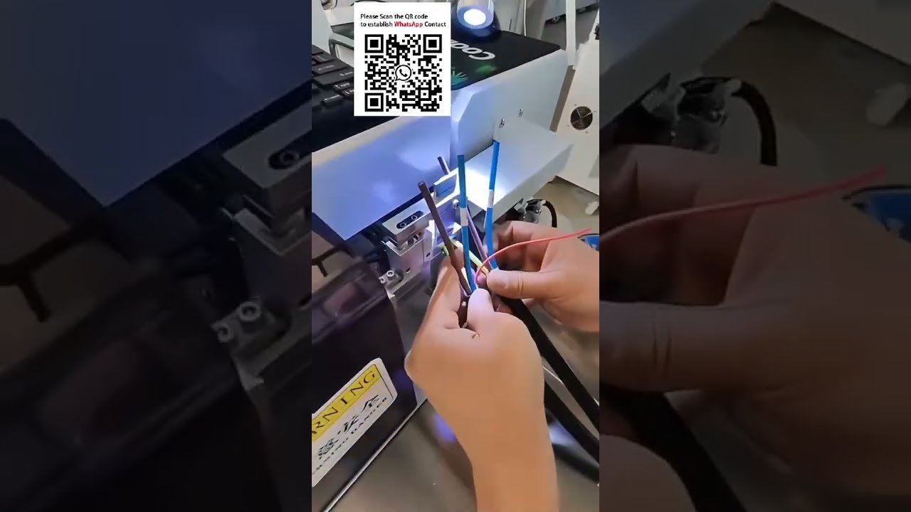 EV充電ハーネス用自動熱収縮チューブ機：印刷・挿入・ベーキングを全自動化