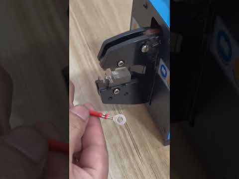 端子圧着機なら当社へ！電動・空気圧式のオプション完備 #工場 #機械