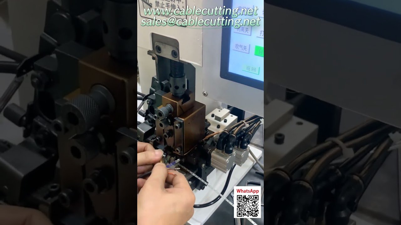 工場効率向上！自動電線切断・被膜剥離機 - 高精度ケーブル加工