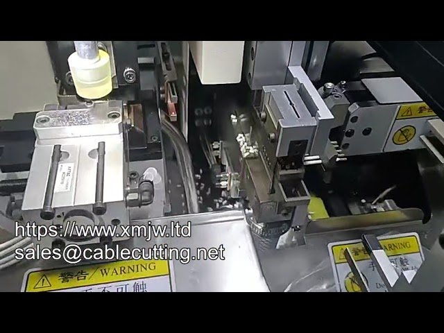 【自動化】5線端同時処理！単頭ワイヤーカット・剥皮・より・はんだディッピング機