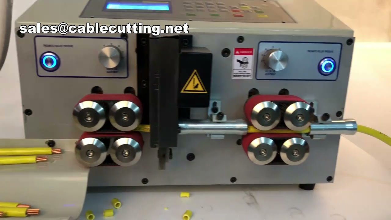 電線ケーブルカッター＆ストリッパー 70mm²対応 / 銅線剥離機 ｜ ワイヤー切断・剥線自動化機器