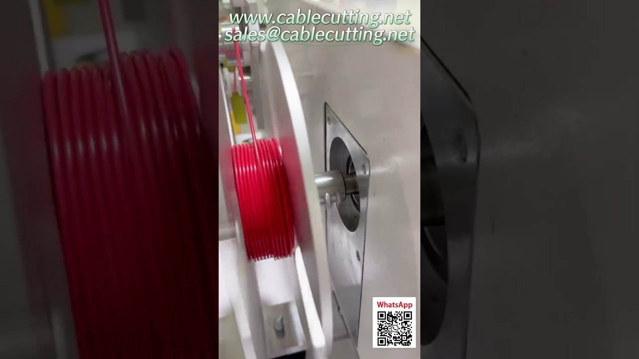 自動ケーブル巻取り機 | 精密メーターカウント＆切断機能搭載