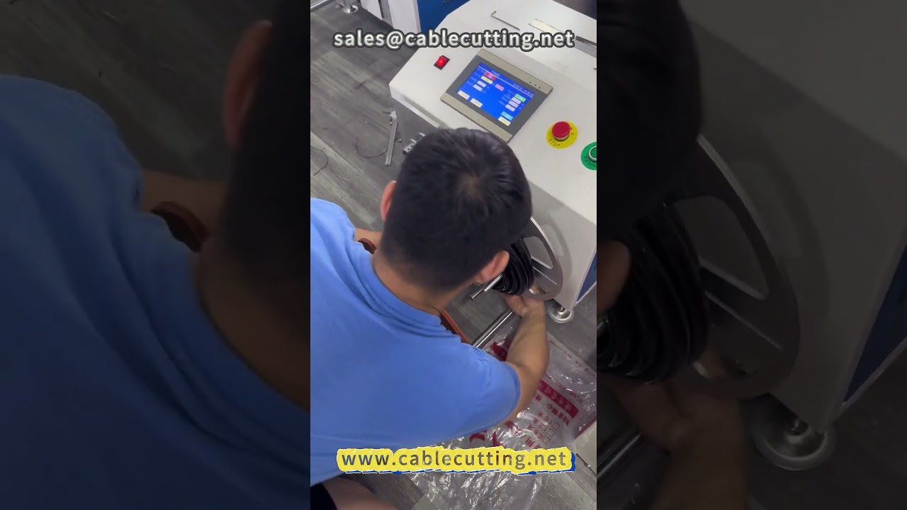 67 ホットオイルパイプの巻き取り・結束機 #オイルパイプ #水道管 #蛇腹管