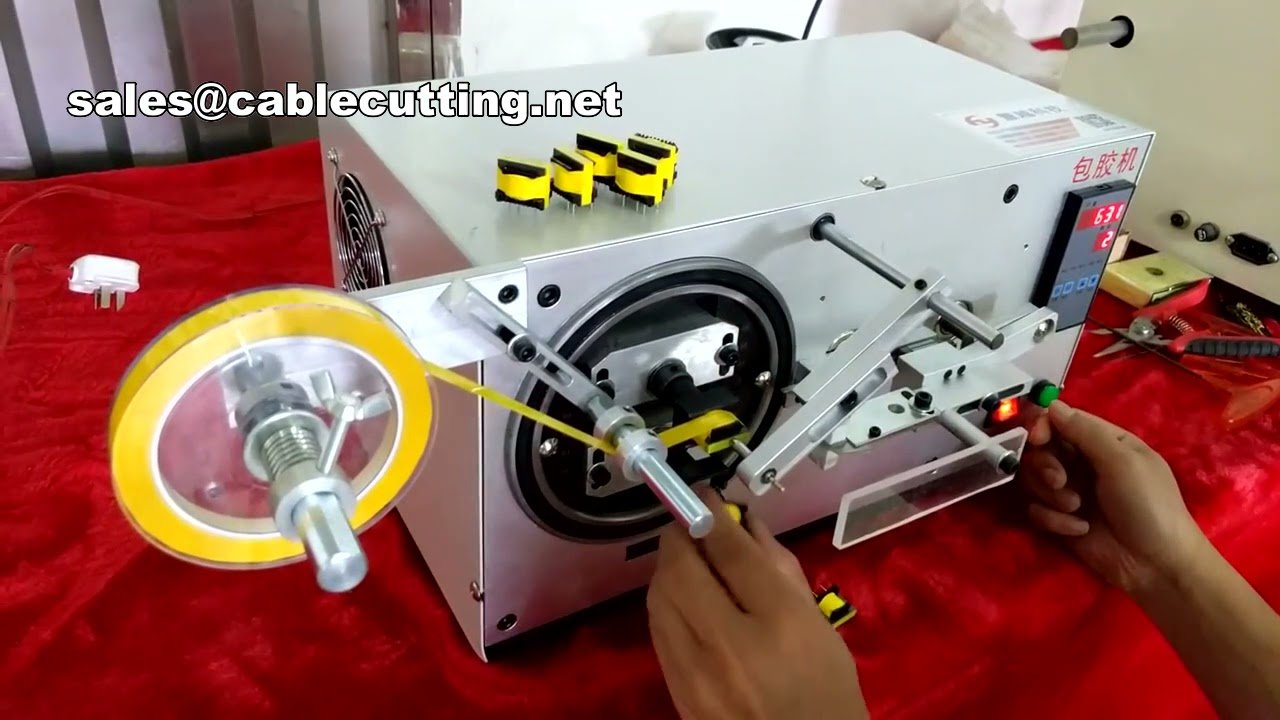 トランスやシフトレバーのテープ巻き付け機｜高精度自動包装ソリューション