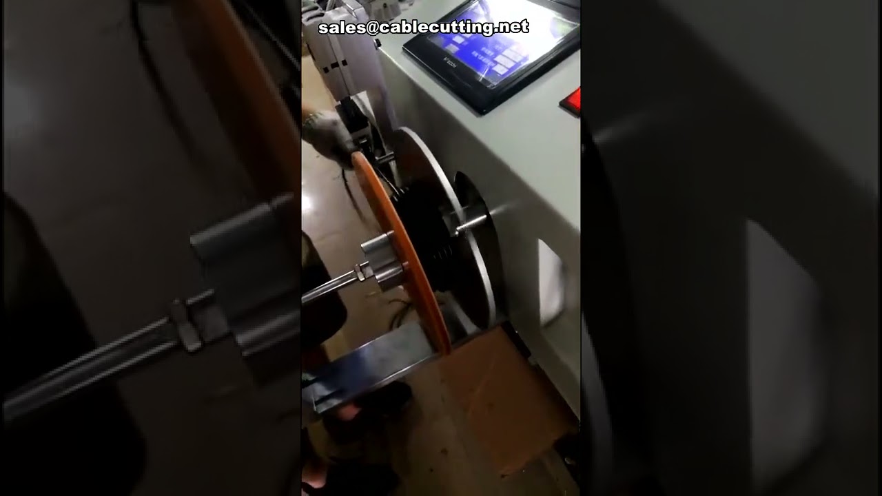 ケーブル自動整理・巻き取り結束機 | 配線処理効率化