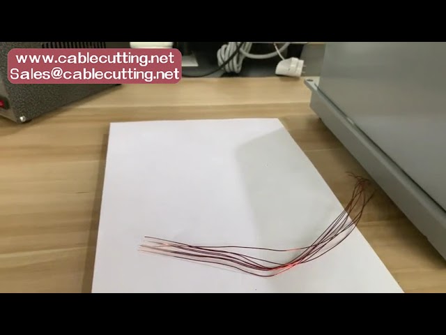 モーター・トランス用マグネットワイヤー皮剥き機｜高精度エナメル線剥離