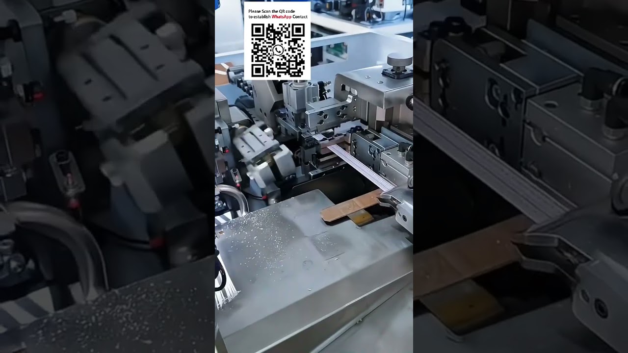 8線パラレル両端リボンケーブル圧着機 #スマート製造 #自動化
