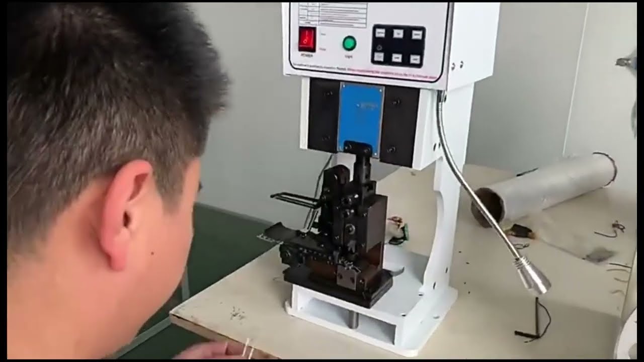 15トン静音端子圧着機｜コネクタ・アーシング端子対応 半自動Molex JST用