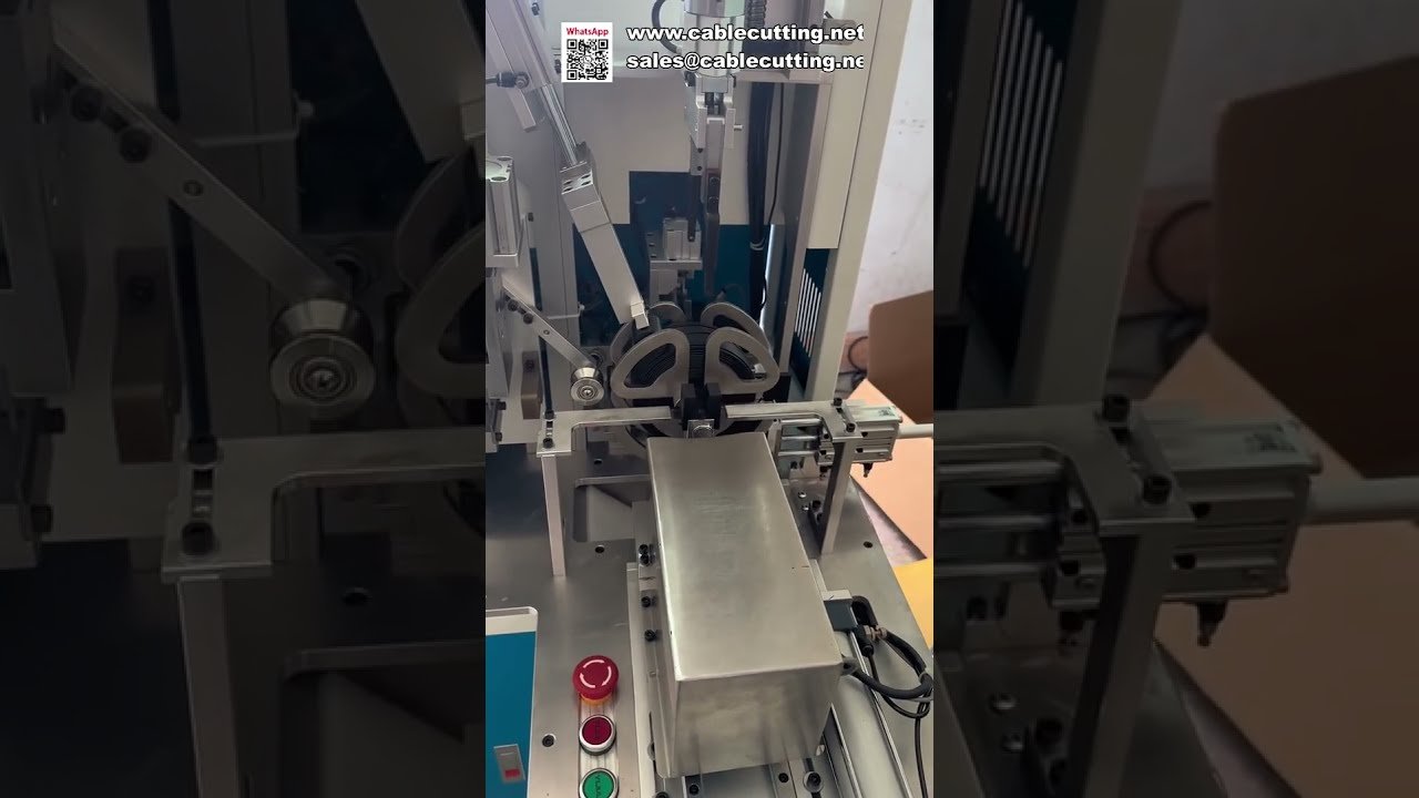全自動ワイヤー整線・巻取り・結束機