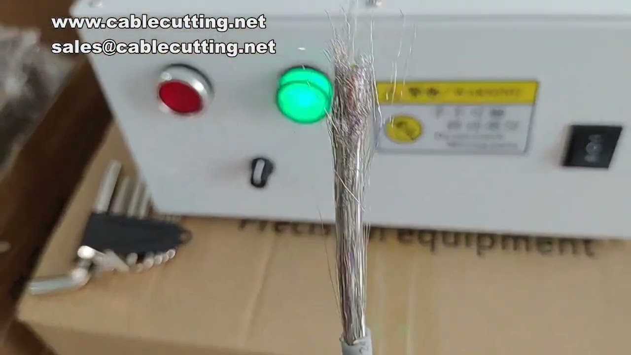 データ線・シールド線・編組線対応スプリッター剥線機（一体型）