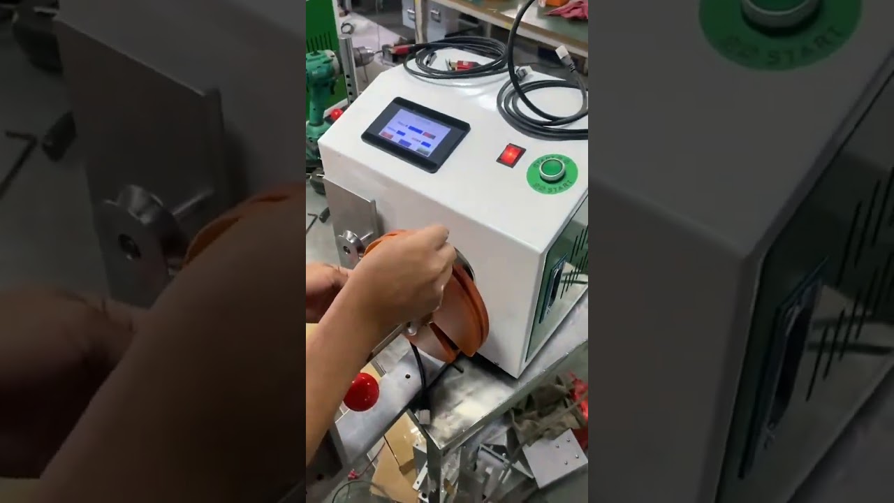 ワイヤーハーネス加工向け自動トラバースコイリングマシン | 工場自動化 #factory #machine