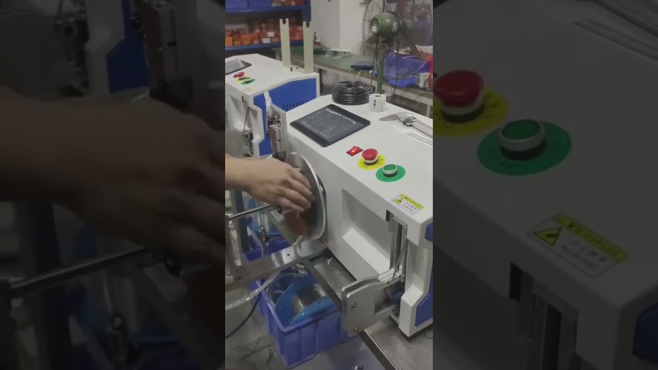 高効率！配線選別・巻取・結束を自動化する機械