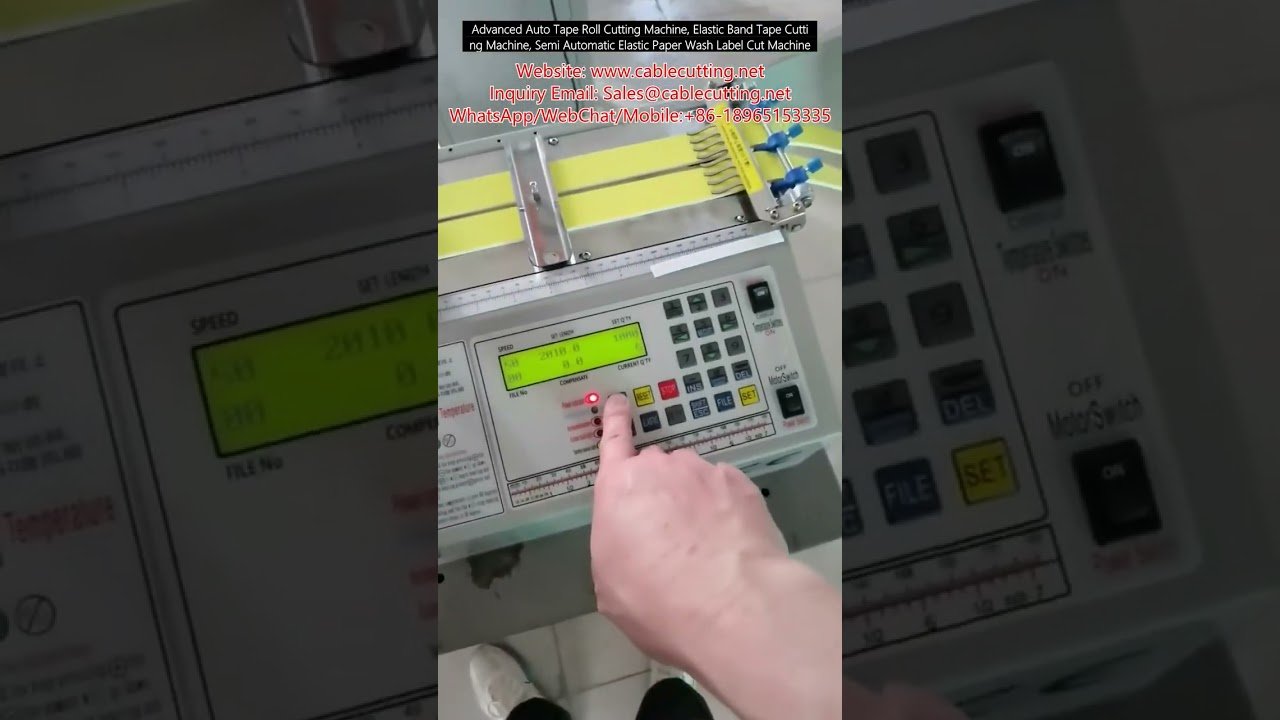 高性能自動テープロール切断機 | 弾性バンドテープ切断機 | 半自動弾性テープ切断機