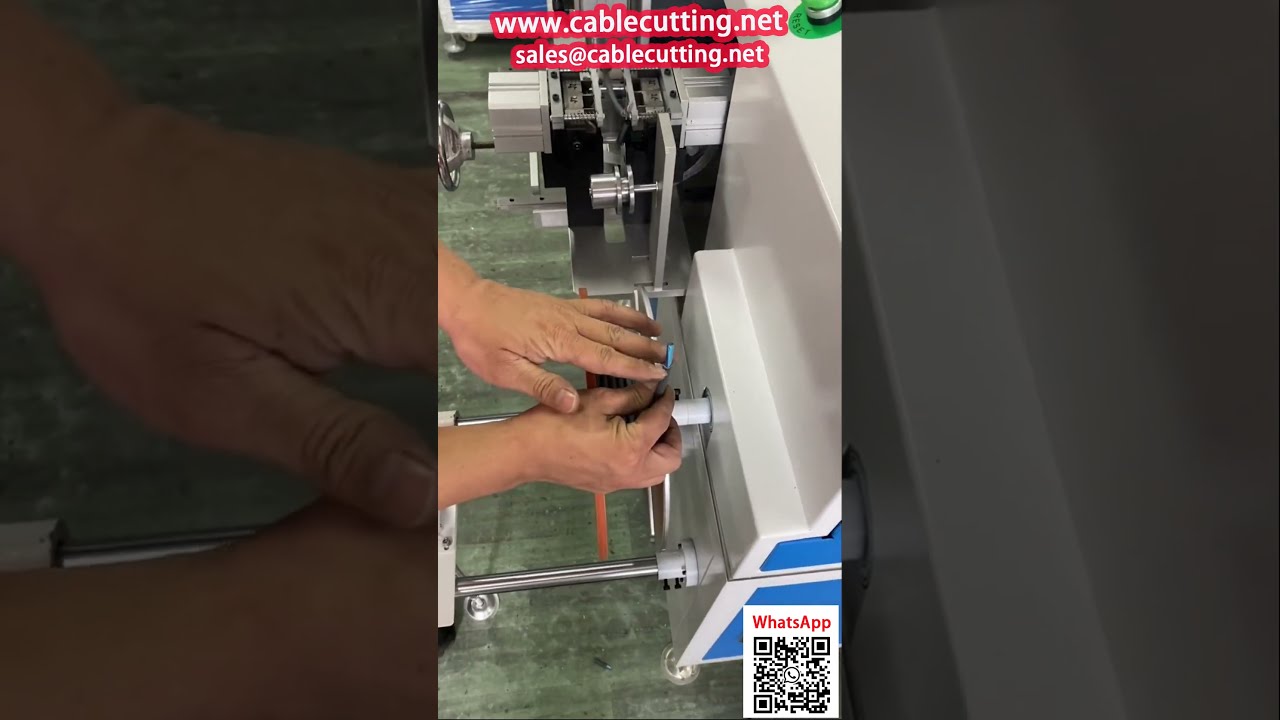 自動カウント・両端被覆剥き・切断・巻取りを一台で！オールインワン電線加工機