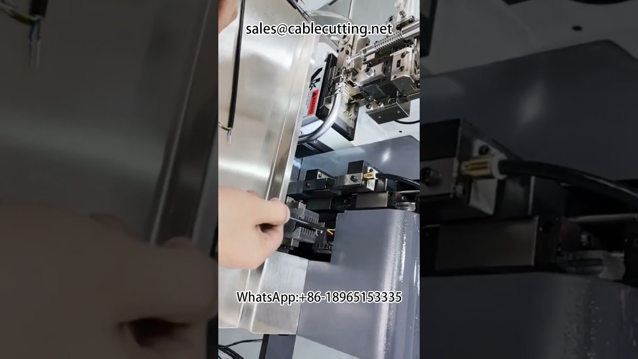 短線両端皮むき・圧着一体機｜イーサネット・LiDARハーネス対応 #自動化