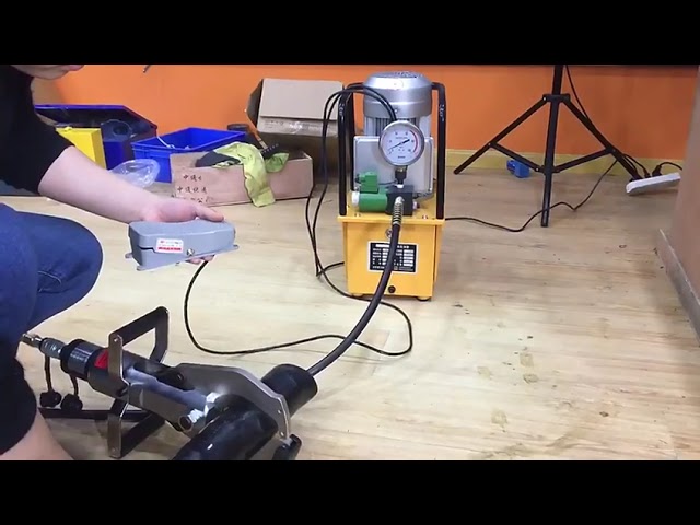 700A 電磁式油圧ポンプ | フットスイッチ制御対応 380V 7Lタンク